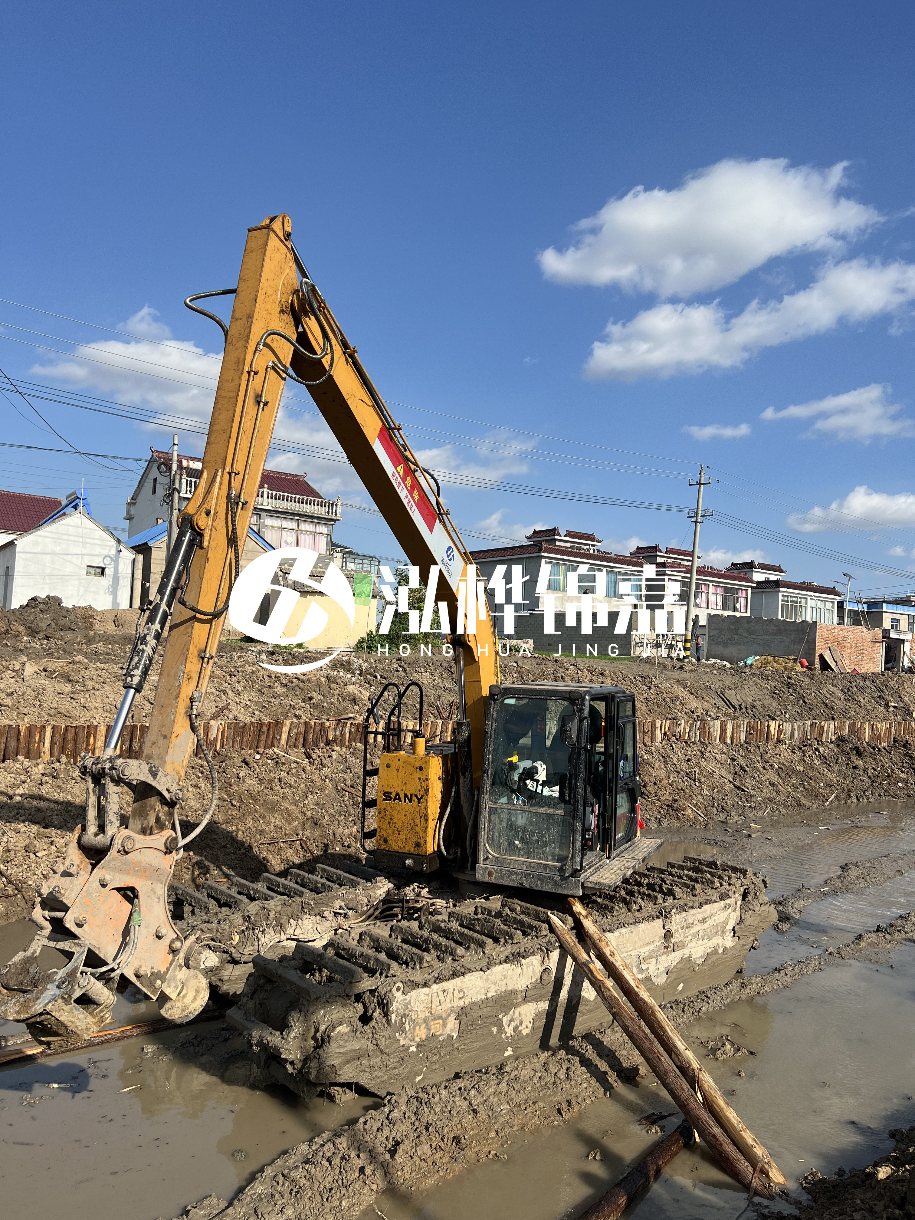 汕頭松木樁源頭廠家-河道護坡打樁對河岸保護有何作用？