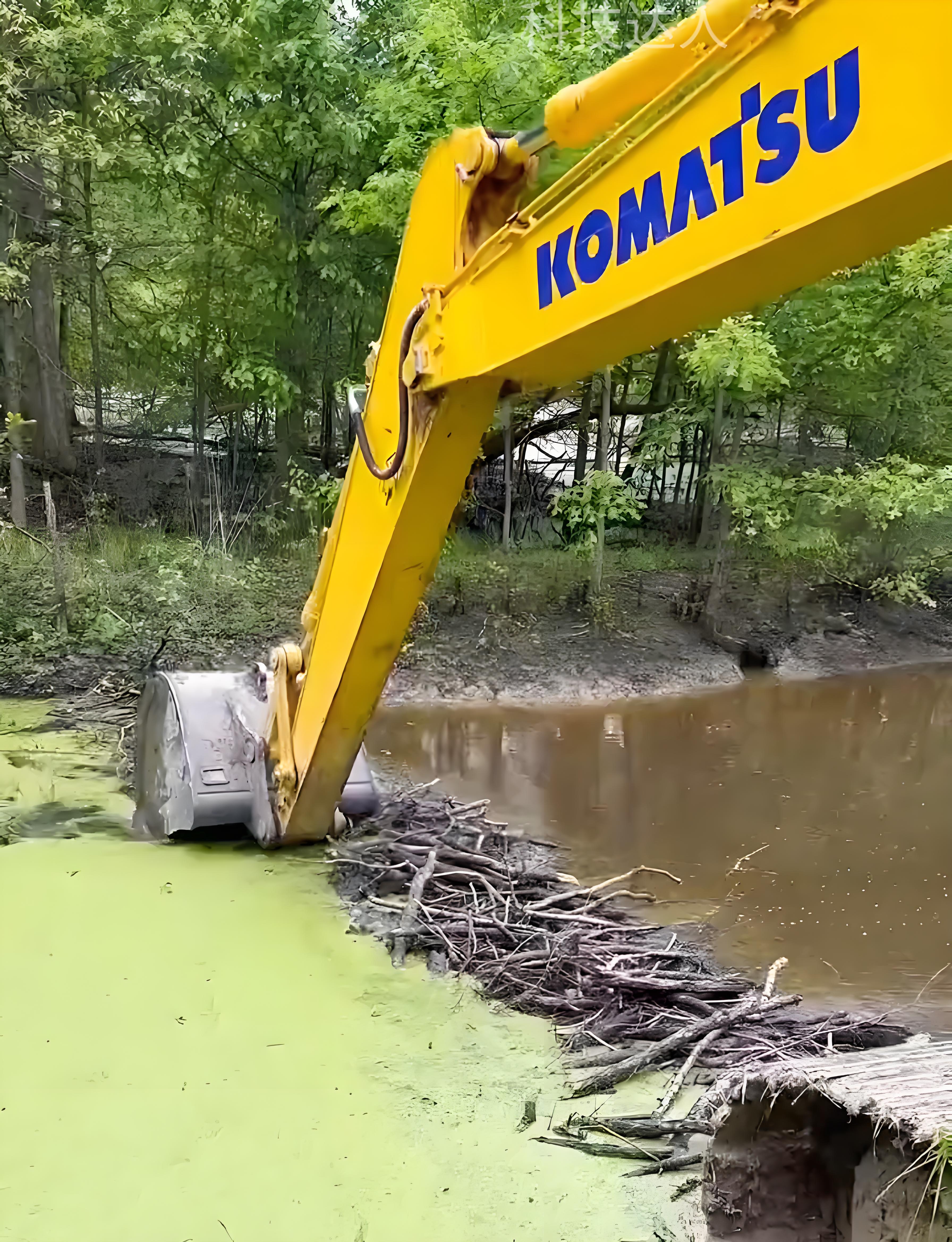 四川內(nèi)江挖機清淤施工隊-挖機清淤的施工成本如何計算？