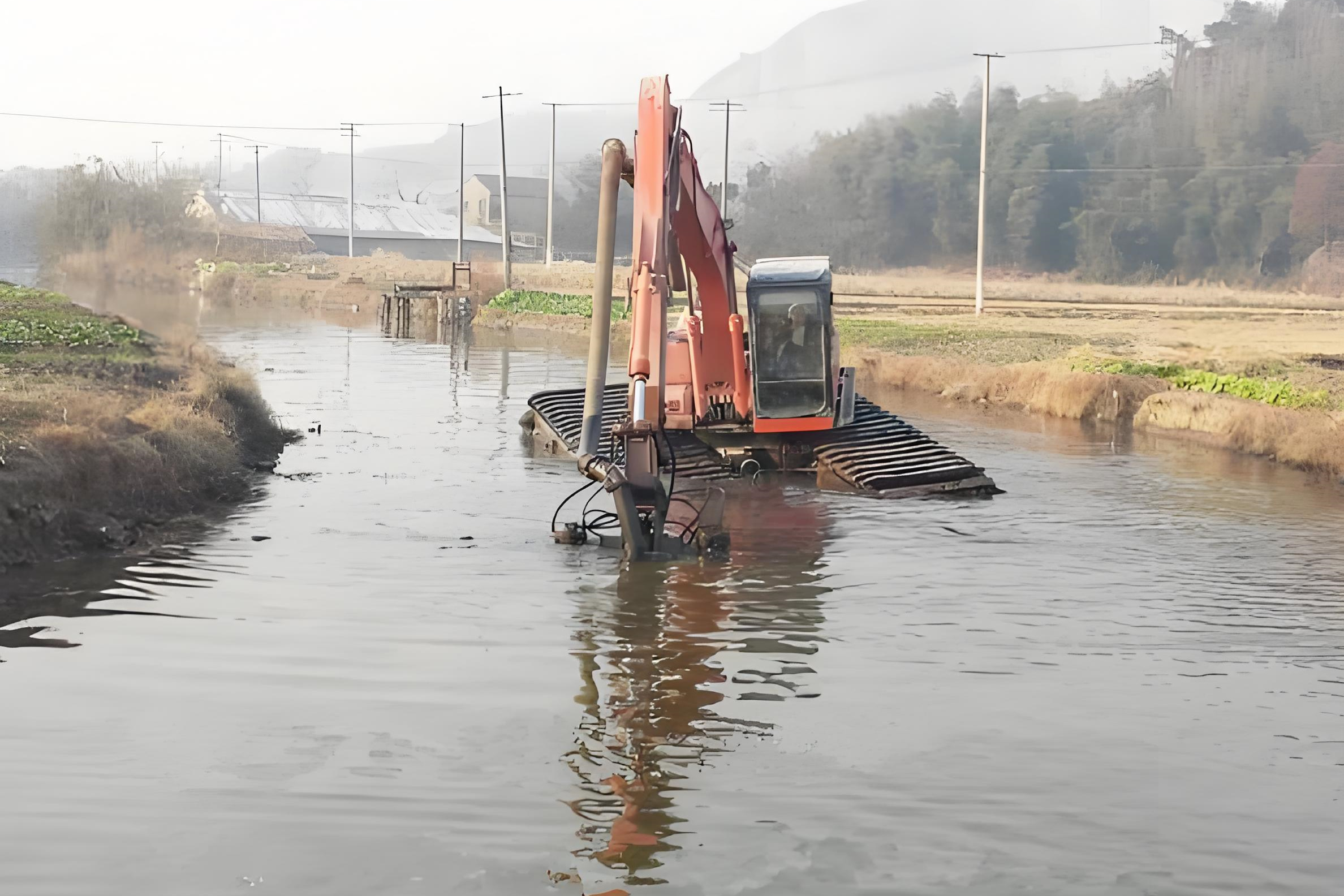 重慶渝中水上挖機清淤隊 - 魚塘清淤的成本大概是多少？