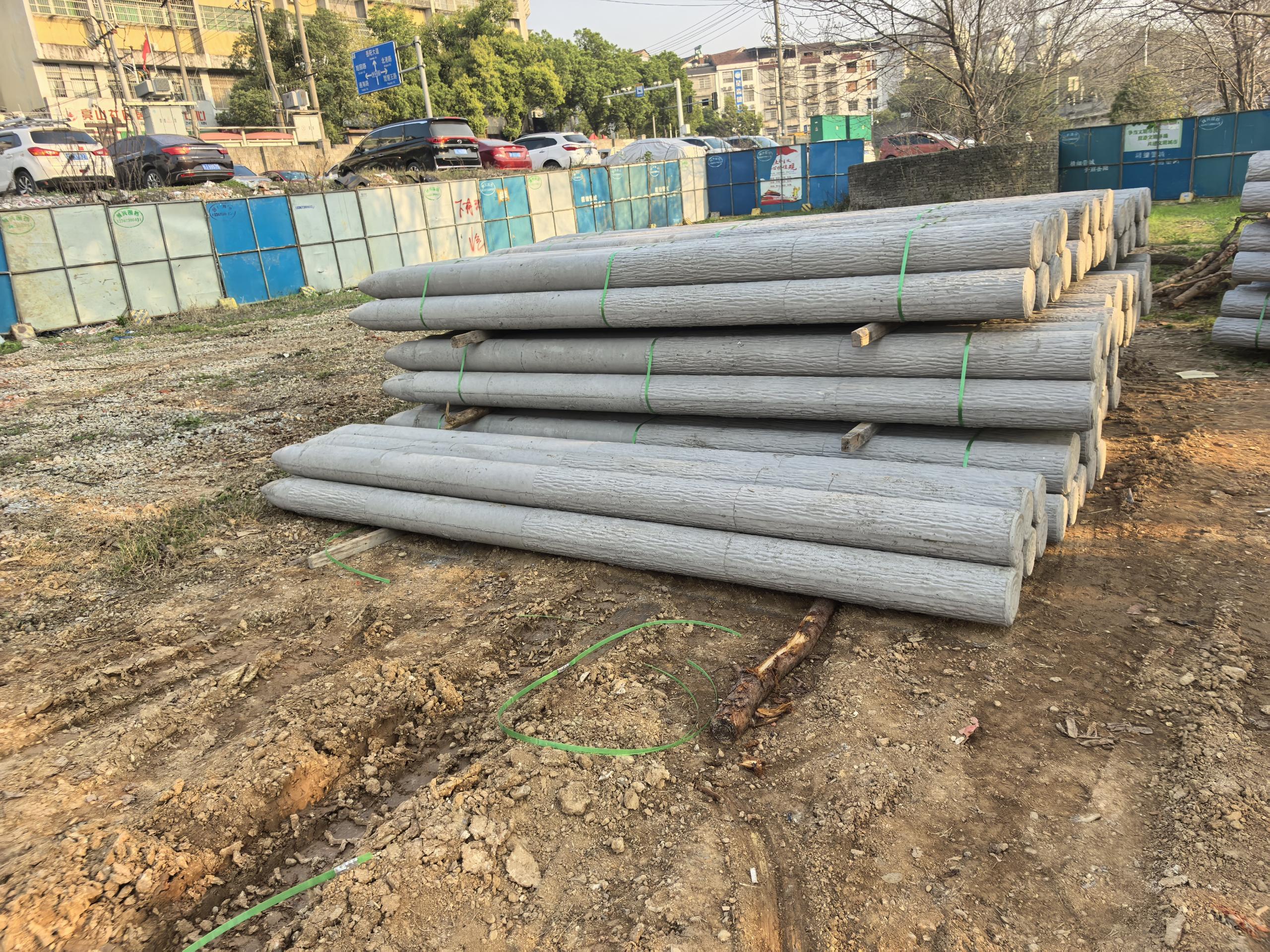 水泥仿木樁廠家泓樺錦嘉 - 水泥仿木樁適合用在河道護岸嗎？?