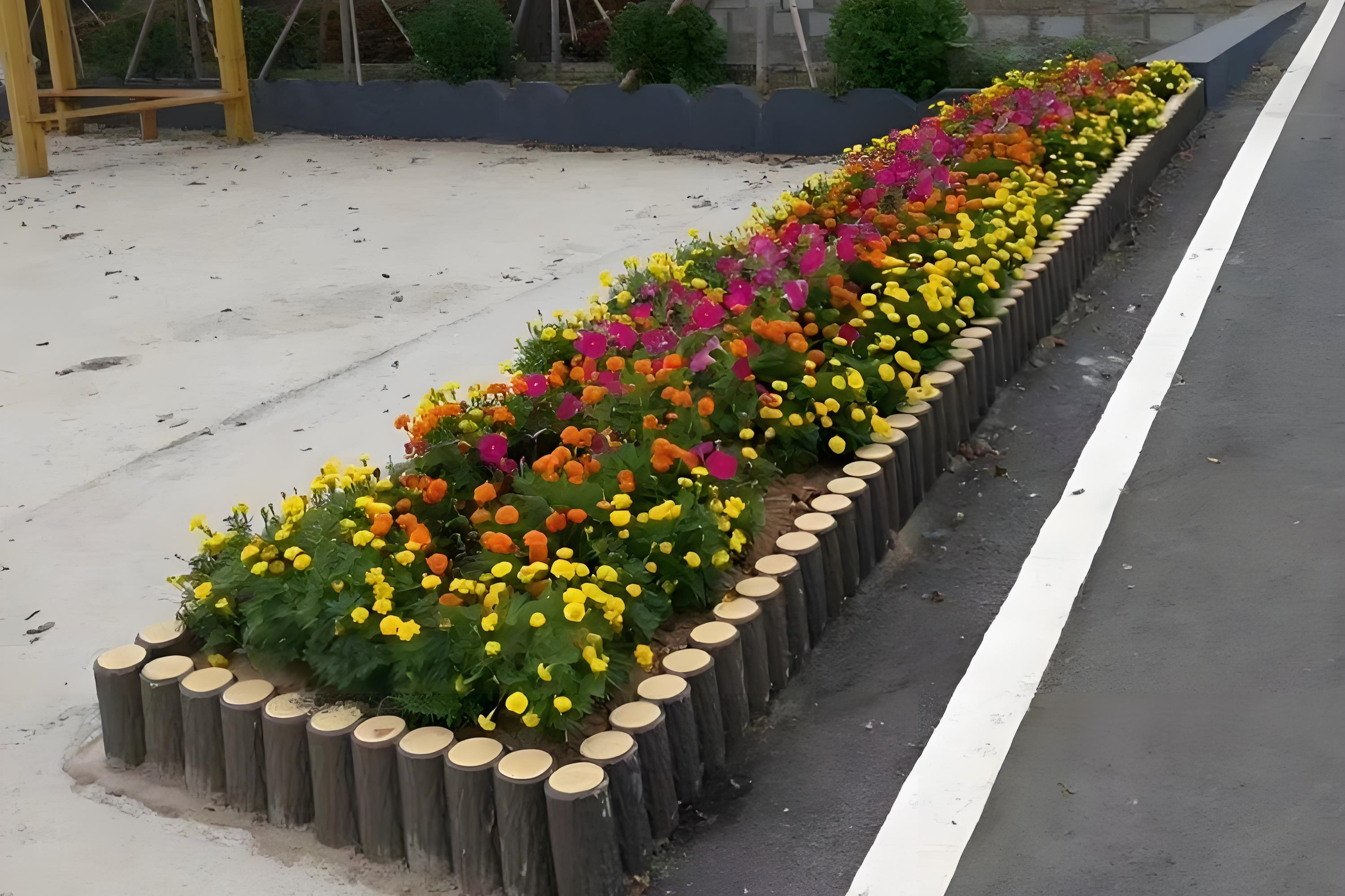 水泥仿木樁施工隊泓樺錦嘉 - 庭院打仿木樁選多大直徑合適？